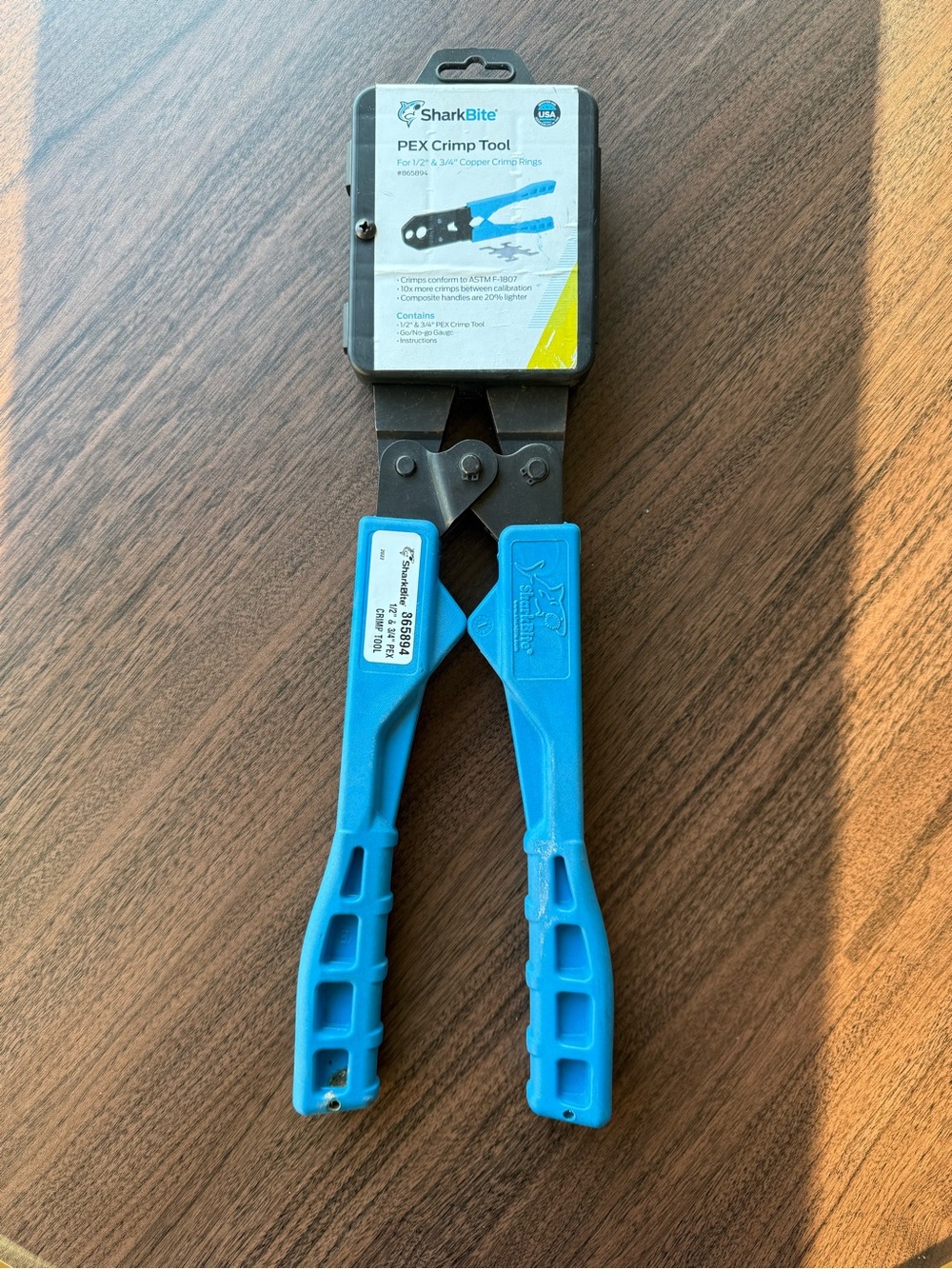 Shark Bite PEX Crimp Tool 1/2”- 3/4”